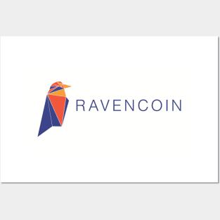 Ravencoin Logo RVN CryptoCurrency Classic Design Hodl Posters and Art